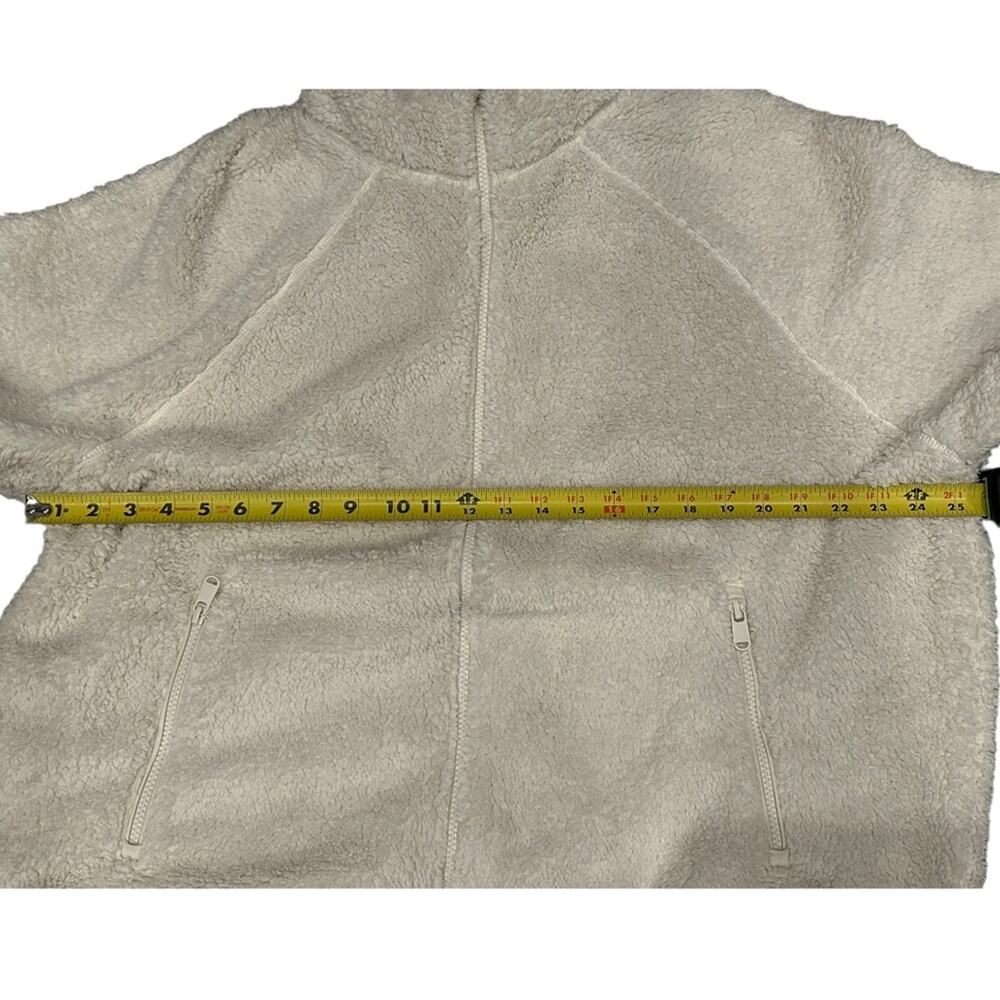 Athleta Cream Tugga Sherpa Jacket Sz 1X - Picture 8 of 10